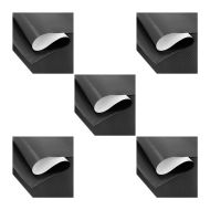 5er-Set Motorrad Wrapping Klebefolie Zaddox Carbonfolie 75x100cm Carbon-Look 3D in schwarz