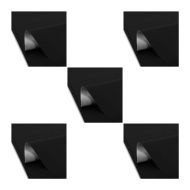 Lot de 5 Tourtecs Housse de Selle Universelle Noir