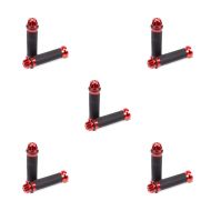 5er-Set Lenkergriffe Zaddox 2X 22mm rot