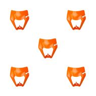 5er-Set Lampenmaske passend für KTM EXC / EXC-F Enduro 2017-2021 Xdure PQ4 Scheinwerfermaske orange