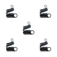 5er-Set Helmschloss Motorrad Tourtecs Zahlenschloss schwarz