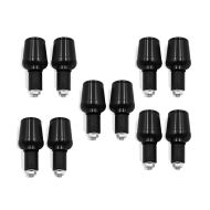 5er-Set Lenkerenden / Motorrad Lenkergewichte Tourtecs LE5 passend für universal Lenker schwarz