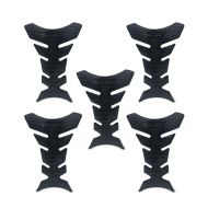 5er-Set Motorrad Tankpad Fishbone Zaddox TF8 Tankschutz Aufkleber universal schwarz