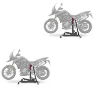 2x Zentralständer passend für Triumph Tiger 900 / GT / Rally 20-25 Grau Motorradheber ConStands Power-Classic