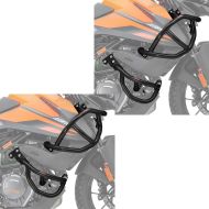 2x Sturzbügel Set passend für KTM 390 Adventure 20-24 oben und unten Motoguard Schutzbügel schwarz