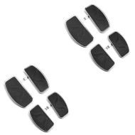 2x Set Trittbretter Fussrasten Fahrer und Beifahrer passend für Cruiser und Chopper FB1 Crafrtride