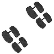 2x Trittbretter Set Fahrer und Beifahrer passend für Honda Shadow VT 750 C / 600 C / 125 C Craftride FB1 schwarz