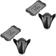2x Set: Kühlerabdeckung passend für Kawasaki Z 900 17-24 KG1 + Soziusabdeckung