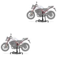 2x Lève moto centrale compatible avec Honda Hornet 750 23-25 noir ConStands Power-Evo