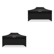 2x Pavillion pliable 3x4,5m Tourtecs Pavillon pliable pour la piste de course MOTEA DNP2