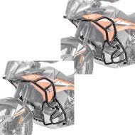2x Sturzbügel Set passend für KTM 790 / 890 Adventure 23-24 SH26 oben und unten Motoguard Schutzbügel schwarz