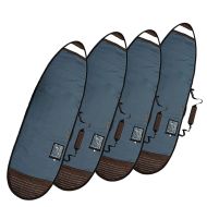 4er-Set Surfbrett Tasche Reisetasche SR1 Divit Surfboard Tasche passend für 8" Bretter blau