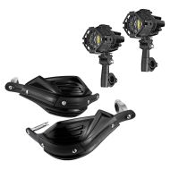 2x LED Nebelscheinwerfer S22X + Handprotektoren Enduro XDure XD5