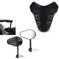 Lenkerendenspiegel Paar + Windschild passend für Yamaha MT-07 21-24
