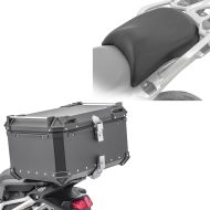Alu Top Case XB65 schwarz + Soziussitz passend für BMW R 1200 / 1250 GS / Adventure 13-24
