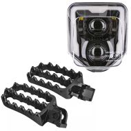 Fußrasten passend für Husqvarna 701 Enduro 16-24 + LED Scheinwerfer