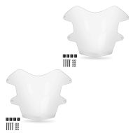 2x Scheinwerferschutz passend für Yamaha Tenere 700 19-24 Schutzglas Abdeckung Lumitecs SS17