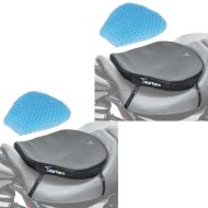 2x Motorrad Sitzkissen TPE Gel Tourtecs L Sitzbank Gelkissen