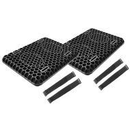 2x Motorrad Sitzkissen TPE Gel Tourtecs AC2 Komfort Gelkissen S schwarz