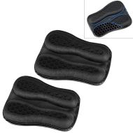 2x Motorrad Sitzkissen TPE Gel Tourtecs AC3 Komfort Gelkissen schwarz faltbar