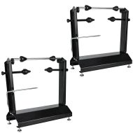 2x Équilibreuse pneu moto ConStands WU22 équilibreuse de roues en noir