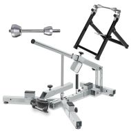 Reifenmontiergerät 12-21" Set mit Wuchtbock passend für Motorradreifen ConStands MD4Z + Adapter/Auswuchtadapter passend für Motocross, Enduro 14-23