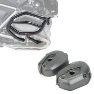 Set: Ventildeckel passend für BMW R 1200 GS / Adventure 13-18 Motordeckel + Sturzbügel passend für BMW R 1200 GS 13-18 Motoguard XL4 Schutzbügel