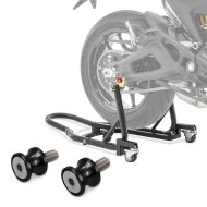 Set Béquille de Range Arrière Mover II Racing noir mat + Diabolos Motea Jerez M8 noir