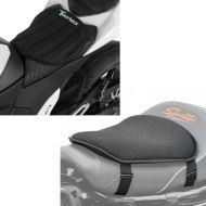Set: Gel Sitzkissen M Universal Komfortkissen schwarz + Gel Sitzkissen Neopren L Gelkissen Sitzauflage in schwarz