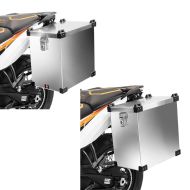 Set: Moto Valise latérale aluminium Namib 35Ltr + Moto Valise latérale aluminium Namib 40Ltr