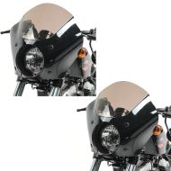 2x Gauntlet Verkleidung MG4 passend für Harley Davidson Dyna 95-05, Sportster 88-16 39mm Gabel Craftride Spar-Set