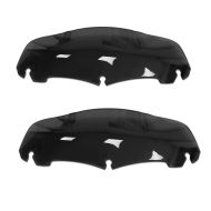 2x Windschild 7" für Harley-Davidson Electra-Street Glide 14-21 schwarz Craftride Spar-Set_1