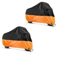 2x Housse Moto Craftride XL Bache moto imperméable en noir-orange Discount Set