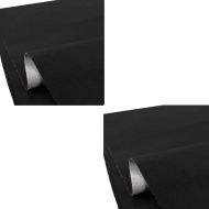 2x Sitzbank-Bezug Kunstleder anti-rutsch schwarz XL 140x100 cm Sitzbezug Spar-Set