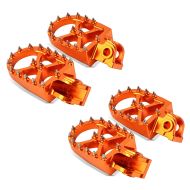 2x Cale pied moto cross compatible avec KTM 690 Enduro / R / SMC / R Xdure FF5 orange Discount Set