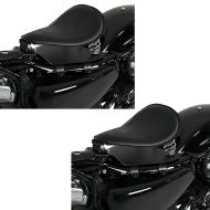 2x Solo Federsattel mit Grundplatte Craftride SG14 schwarz Spar-Set