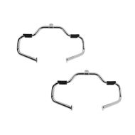 2x Pare carter compatible avec Harley Davidson Touring 97-08 Craftride Mustache chrome Set Discount