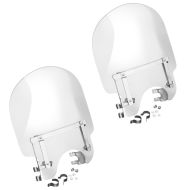 2x Paré-Brise compatible avec Harley Davidson Sportster 1988-, Dyna -2005 Craftride Set Discount