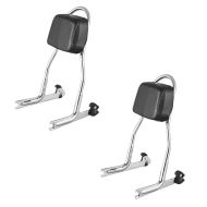 2x Sissy Bar compatible avec Harley Davidson Softail 2000-2006 Craftride ST1 chrome Set Discount