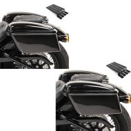2x Valises rigides Moto Custom Craftride Oregon 12l avec kit de montage noir Discount Set