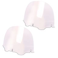 2x Windschild 12,5" passend für Harley Davidson Electra-Street Glide 96-13 klar Craftride Spar-Set