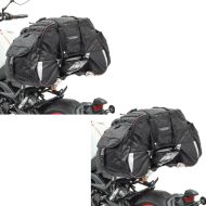 2x Sacoche de selle Moto arrière Bagtecs CL62 selle de passager 62 Litres noir Discount Set