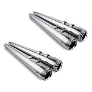 2x Craftride Auspuff Harley Road King 95-16 EX2 Schalldämpfer Set chrom Spar-Set_1