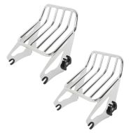 2x Gepäckträger W1 Abnehmbar passend für Harley Davidson Touring Modelle 09-24 chrom Craftride Spar-Set