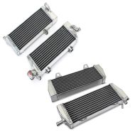 Set: Radiateur refroidisseur compatible avec KTM EXC 125 / 200 / 250 / 300 2008-2015 + Radiateur refroidisseur pair compatible avec KTM EXC 125, 250, 300 2017-2019