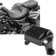 Set: Selle compatible avec Harley Davidson Touring 09-23 Siège Craftride CV noir + Regulateur de tension compatible avec Harley Davidson Street Glide 09-15 redresseur electronique Craftride