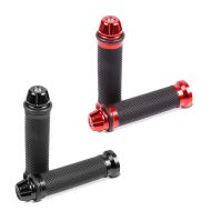 Set: Lenkergriffe 2X 22mm rot + Lenkergriffe 2X 22mm schwarz