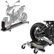 Set: Rangierschiene mit Wippe Smart Mover bis 450 kg in grau + Rangierhilfe Hinterrad Heavy Duty Mover 2 silber_1