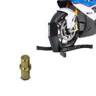 Set: Bloque Roue Easy Plus Bequille Avant pour roues max. 21" noir + Adapteur´27 mm Béquille avant sous Colonne de Direction