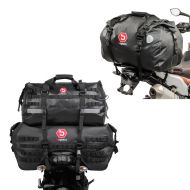 Hecktasche Set SX70 + XB50 Volumen 120 L Dry Bag Wasserdicht + Hecktasche Drybag XF60 Wasserdicht Volumen 60l